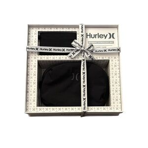 Hurley Women's Black Belt Bag Gift Set